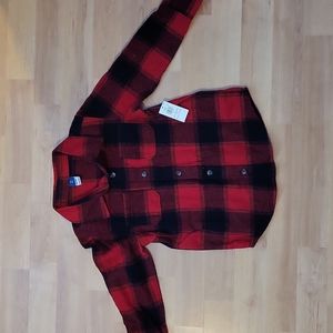 ***NWT*** size 4T Red/Black plaid shirt from Old Navy